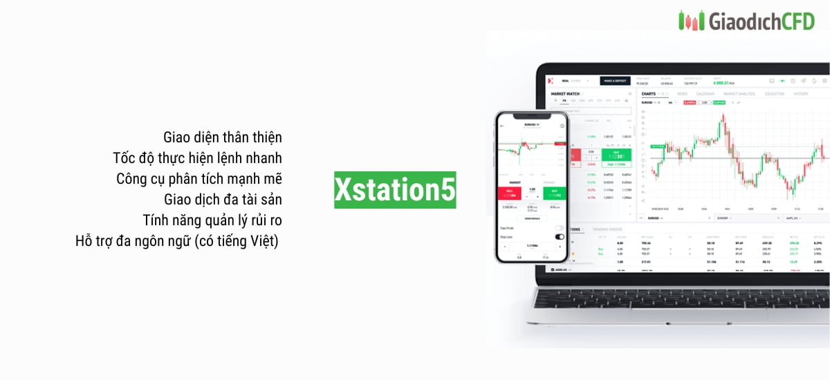 nền tảng giao dịch độc quyền xstation 5